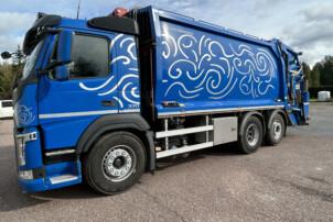 Volvo FM 370 6x2 jäteauto Euro 6