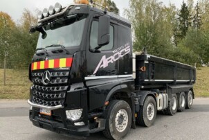 Mercedes-Benz Arocs 4463 10x4 + AM 4 aks. kasetti