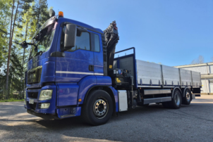 MAN TGS 26.360 kympitetyllä nosturilla