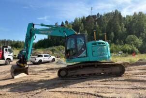 Kobelco SK230SRLC + Novatron 3D