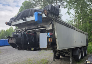 Fliegl ASS 372 / 3-akselinen puskuperävaunu