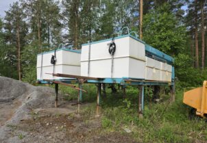 AM 5000 suolan- ja hiekanlevittimet (3 kpl)