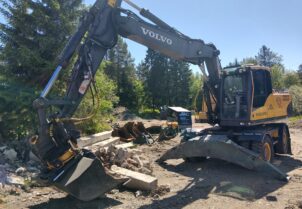 Volvo EW180C + Kattava varustepaketti