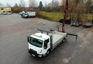 Renault D 7.5 + Palfinger